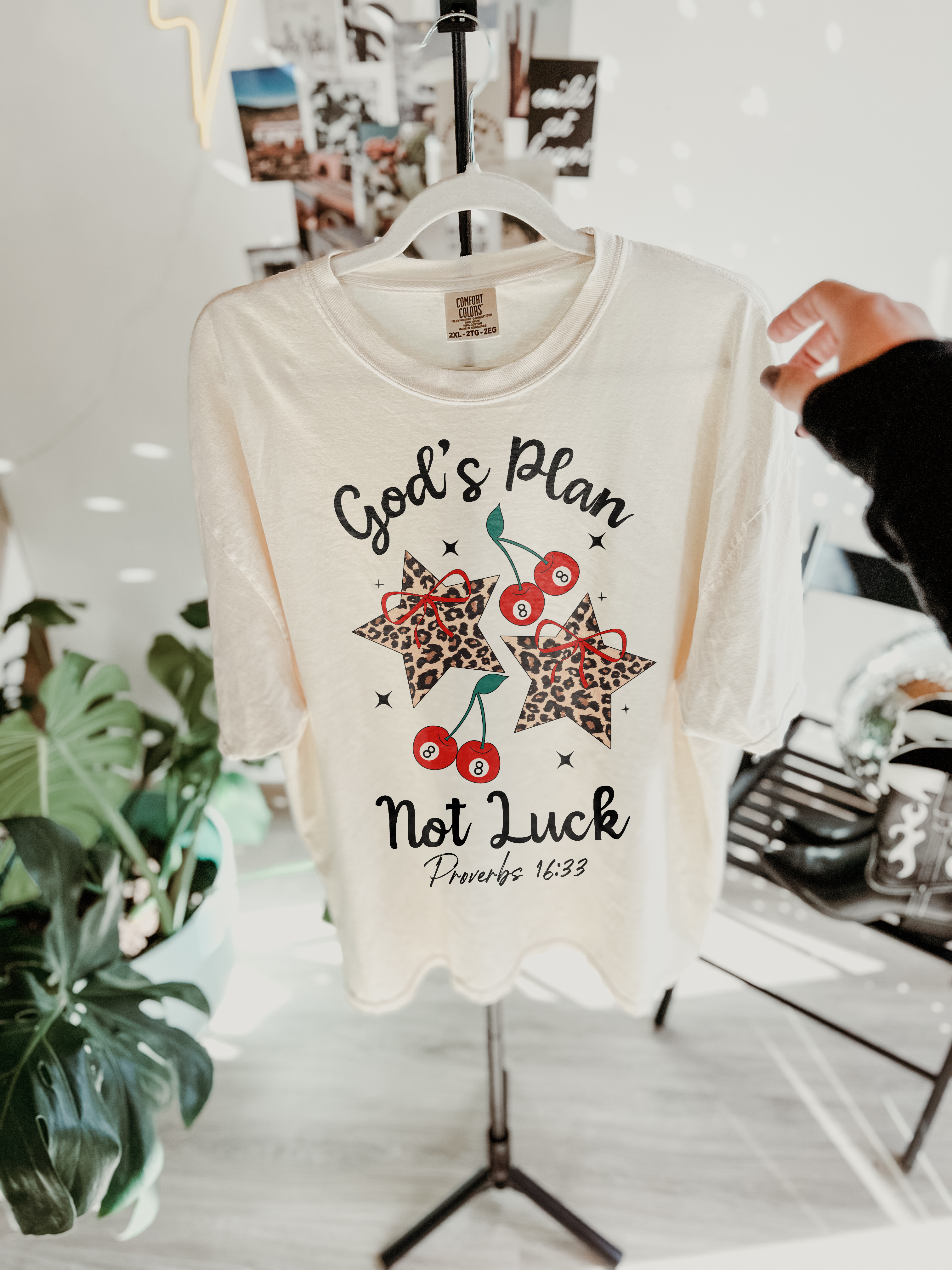 Retro God's Plan Not Luck Shirt