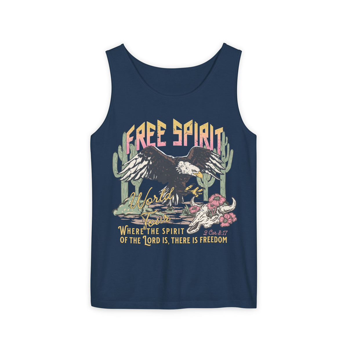 Vintage Freedom Comfort Colors Tank