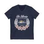 Beach His Mercies V Neck