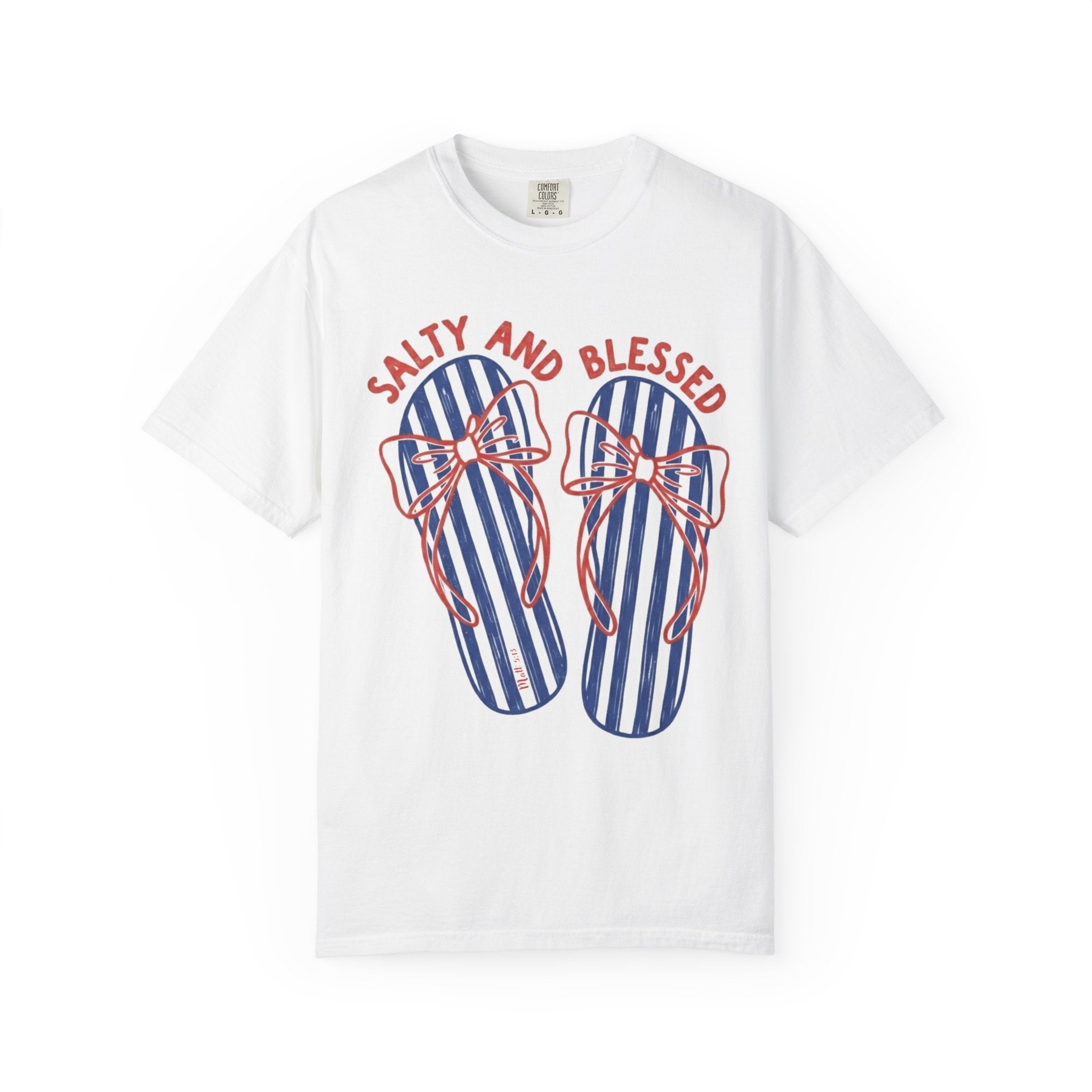 Salty and Blessed Sandals Shirt
