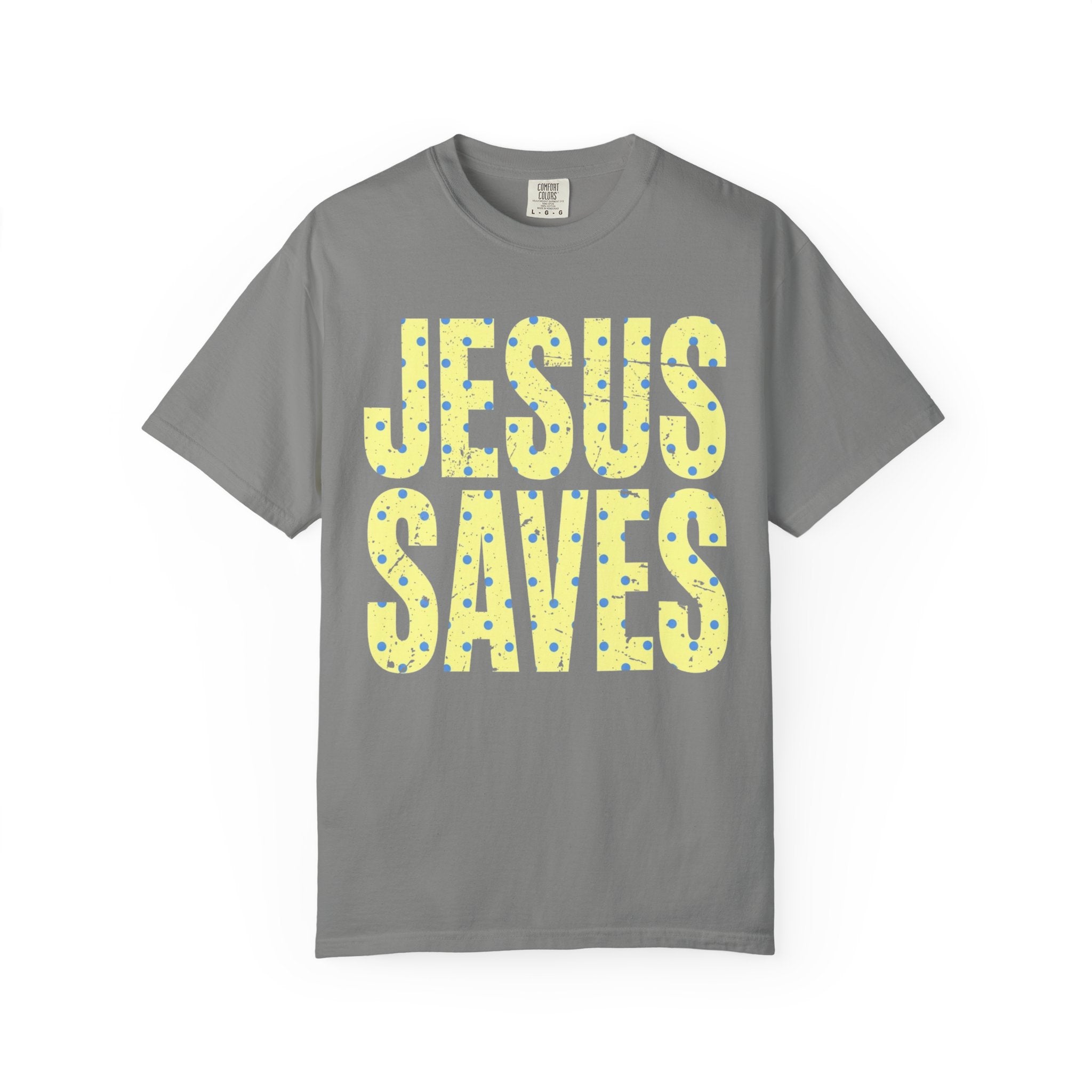 Summer Polka Dot Jesus Saves Shirt