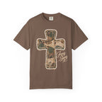Jesus Saves Faux Pearl Camo patch Shirt