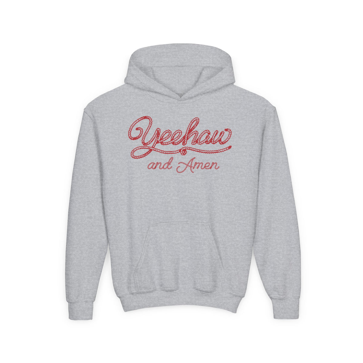Rope Font Yeehaw Amen Hoodie