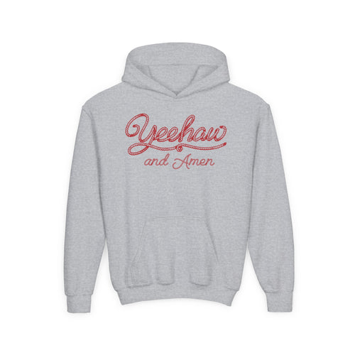 Rope Font Yeehaw Amen Hoodie