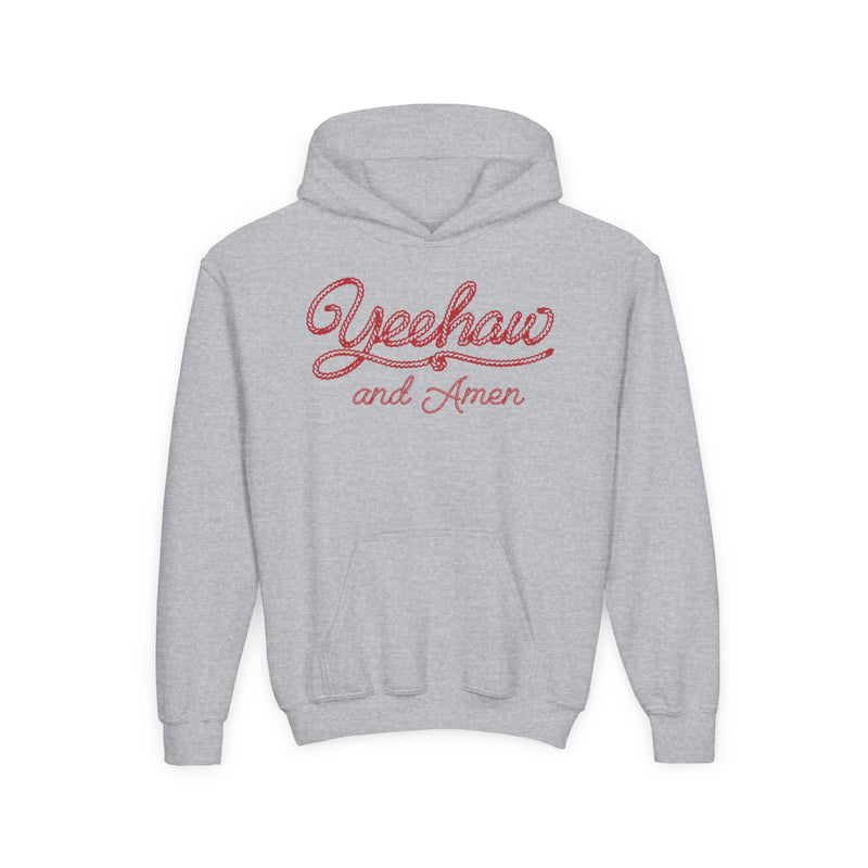Rope Font Yeehaw Amen Hoodie