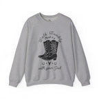 Walk Humbly Rope Font Sweatshirt