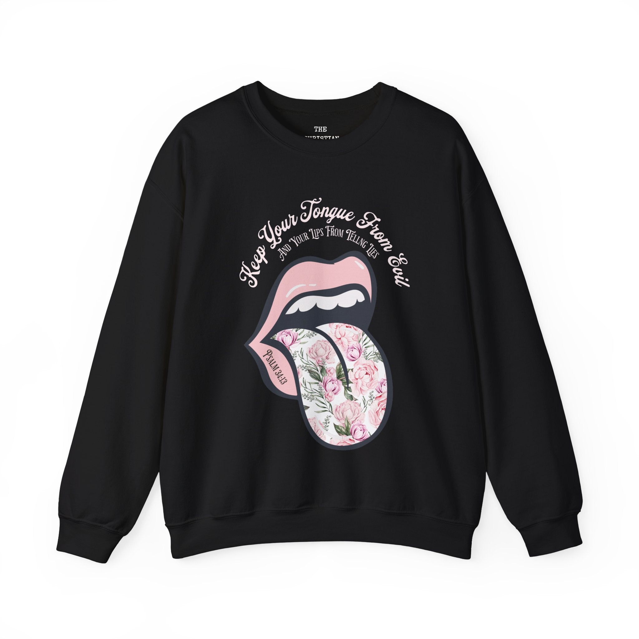 Retro Keep Your Tongue From Evil Sweatshirt