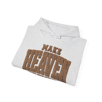 Crochet Font Make Heaven Crowded Hoodie