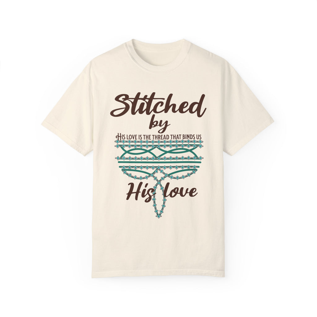 Western Boot Stitched By His Love Shirt