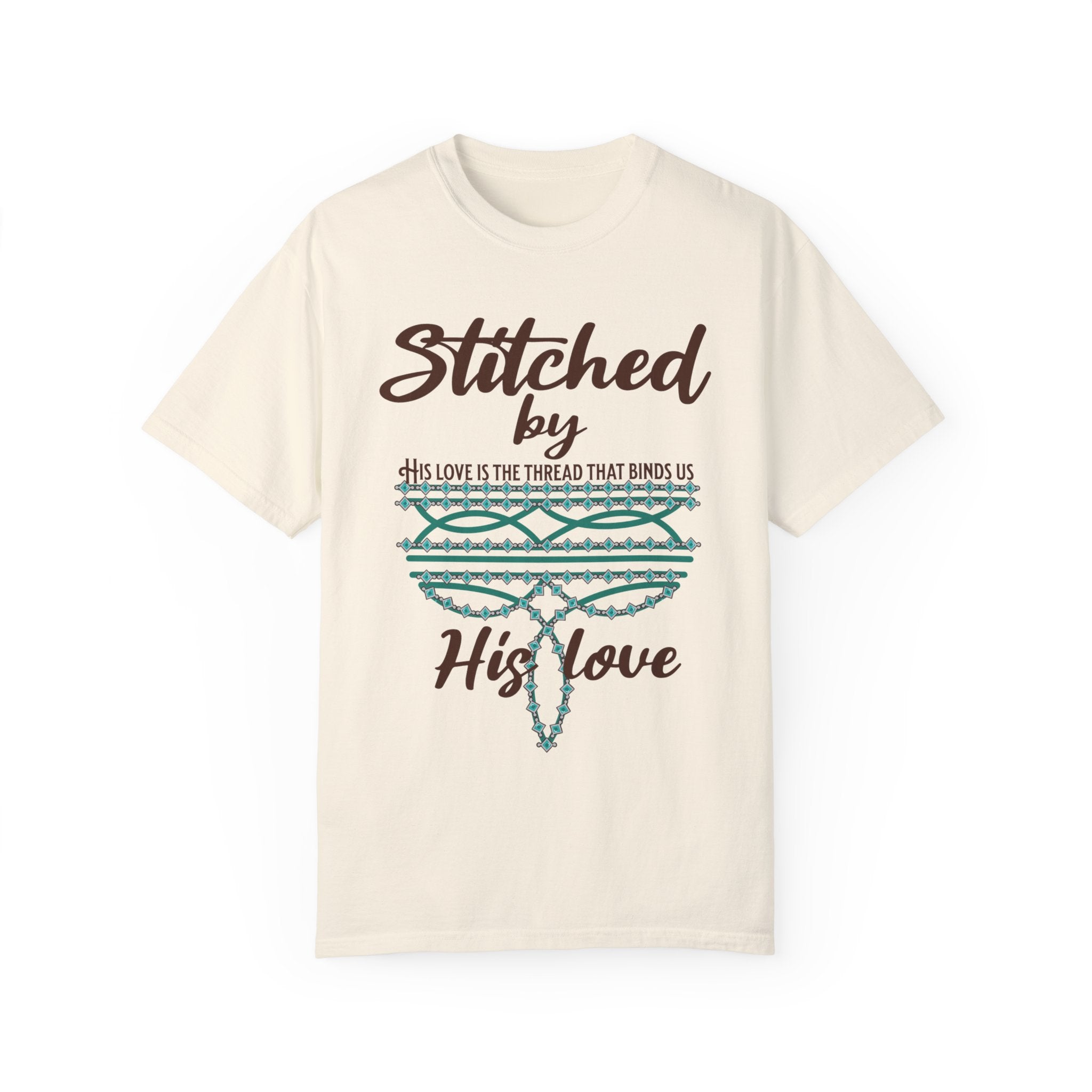 Western Boot Stitched By His Love Shirt