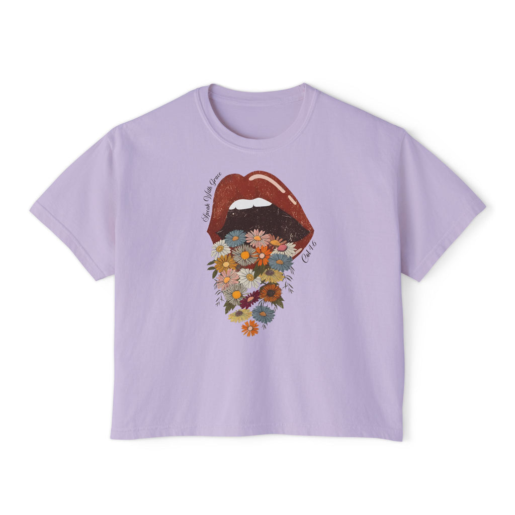 Speak With Grace Boxy Tee