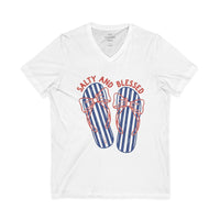 Sandals Salty and Blessed shirt