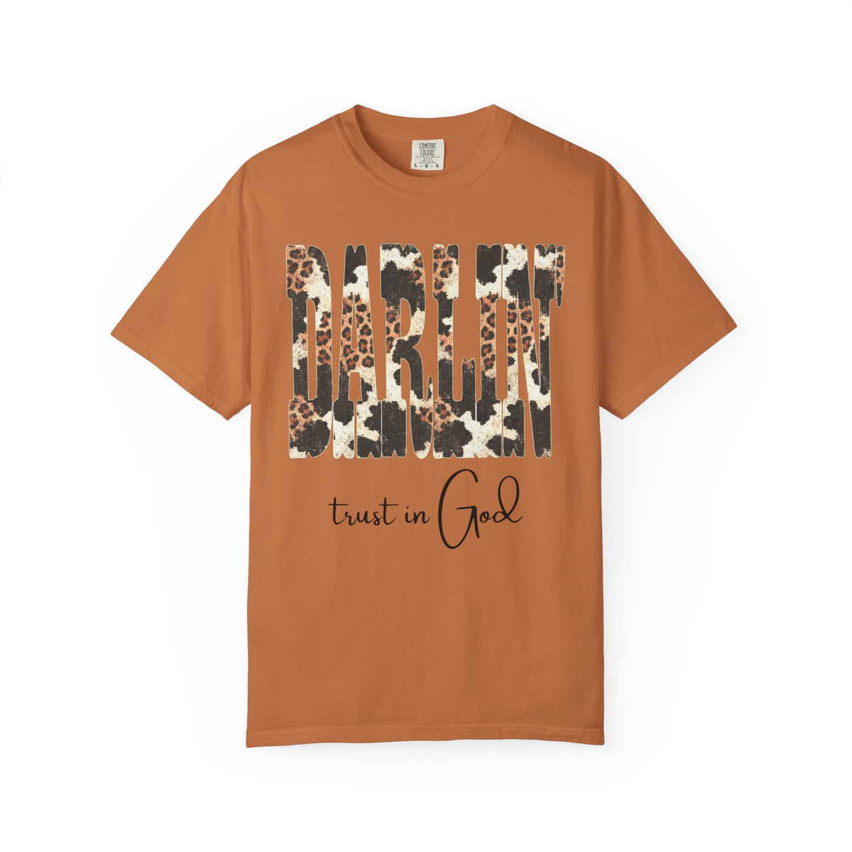 Camo Leopard Darlin Trust in God Shirt