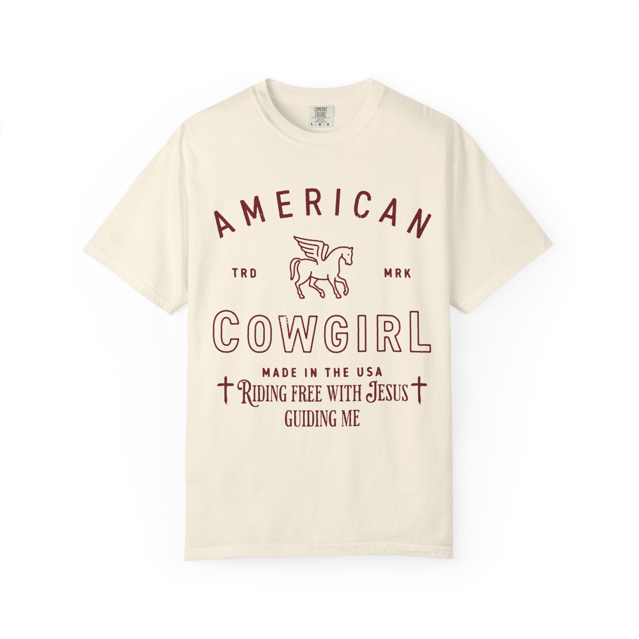 Riding Free With Jesus Guiding Me Shirt