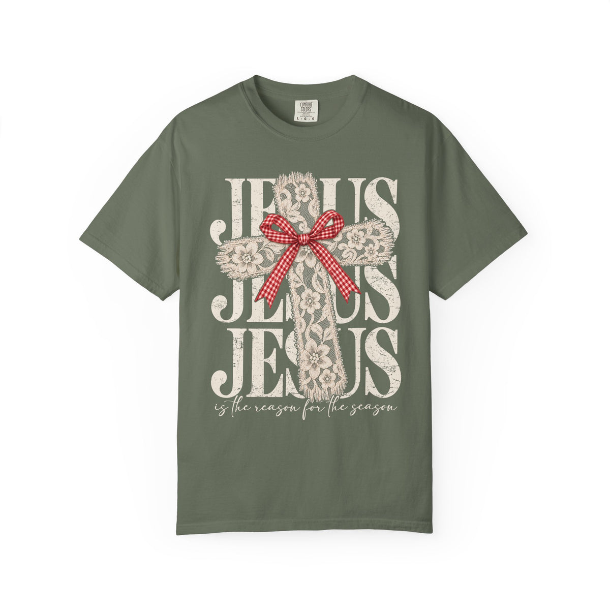 Lace Cross Christmas Shirt