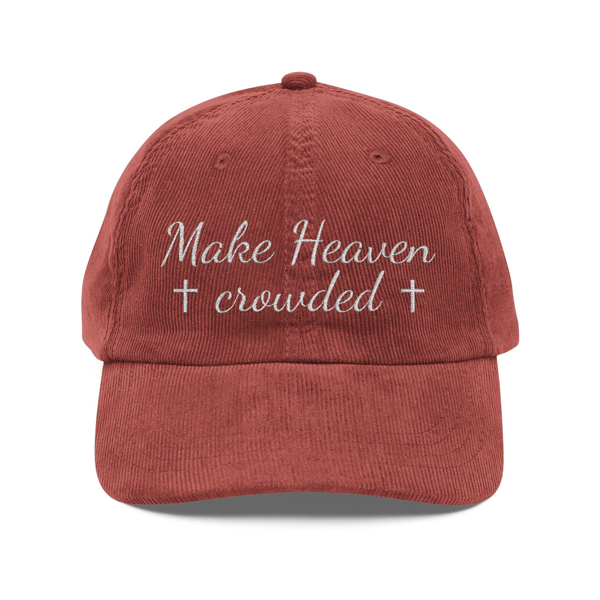 Make Heaven Crowded Corduroy Cap