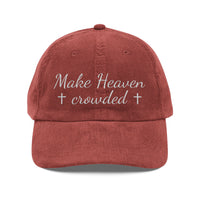 Make Heaven Crowded Corduroy Cap