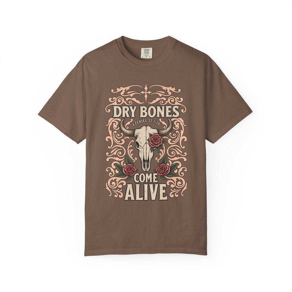 Dry Bones Flower Skull Shirt