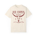 He Owns Red Print Shirt