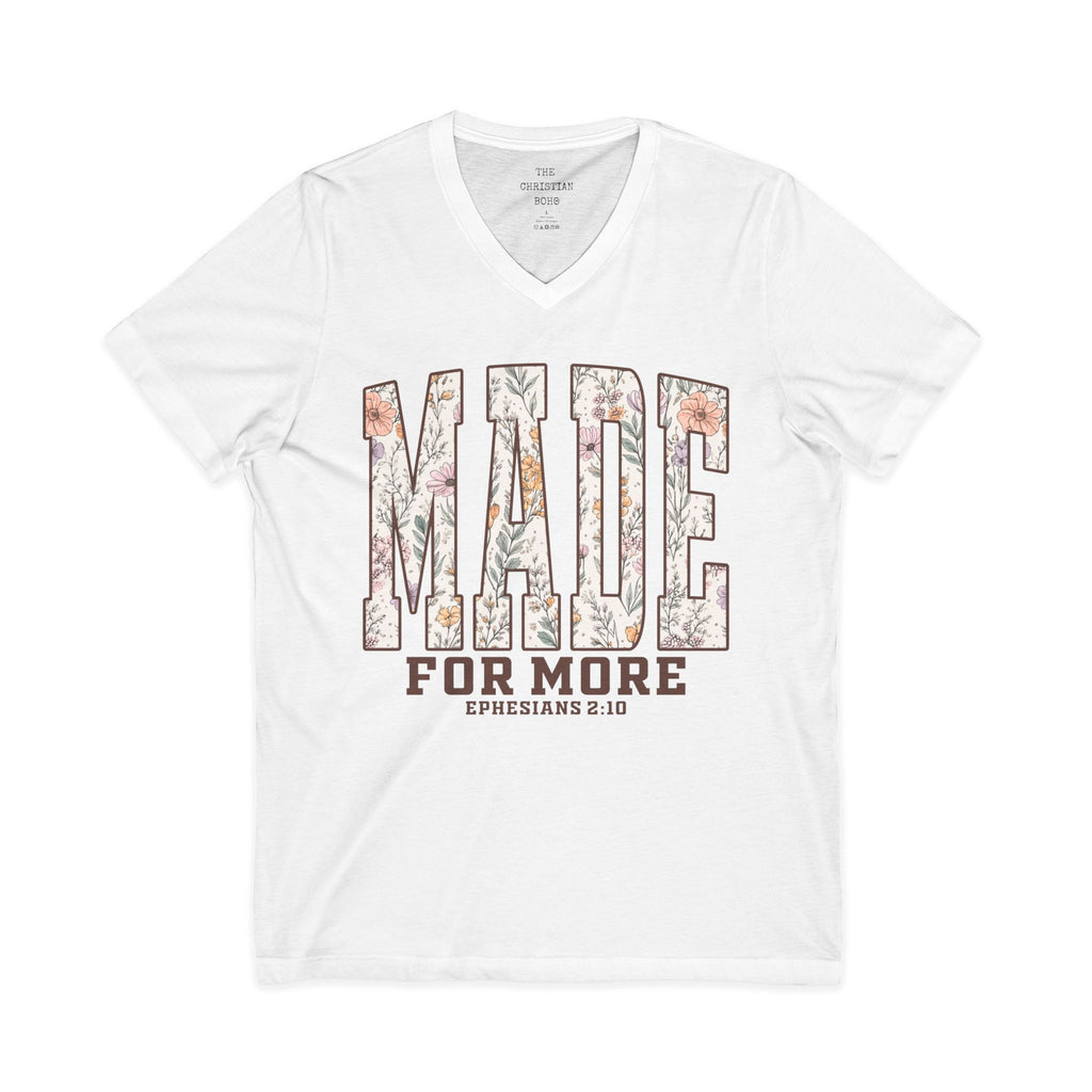 Wild Flowers Made For More V Neck