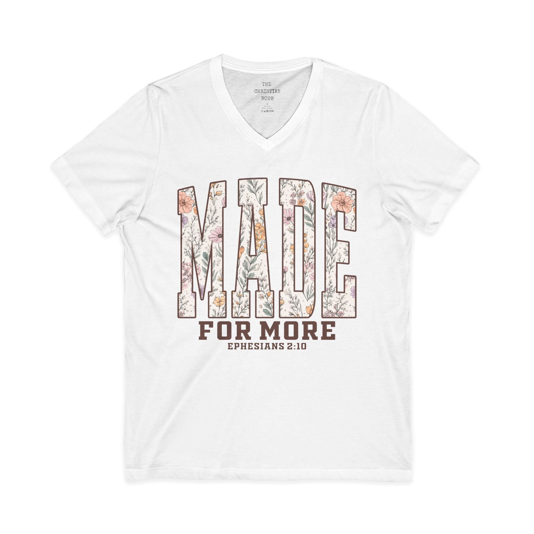 Wild Flowers Made For More V Neck