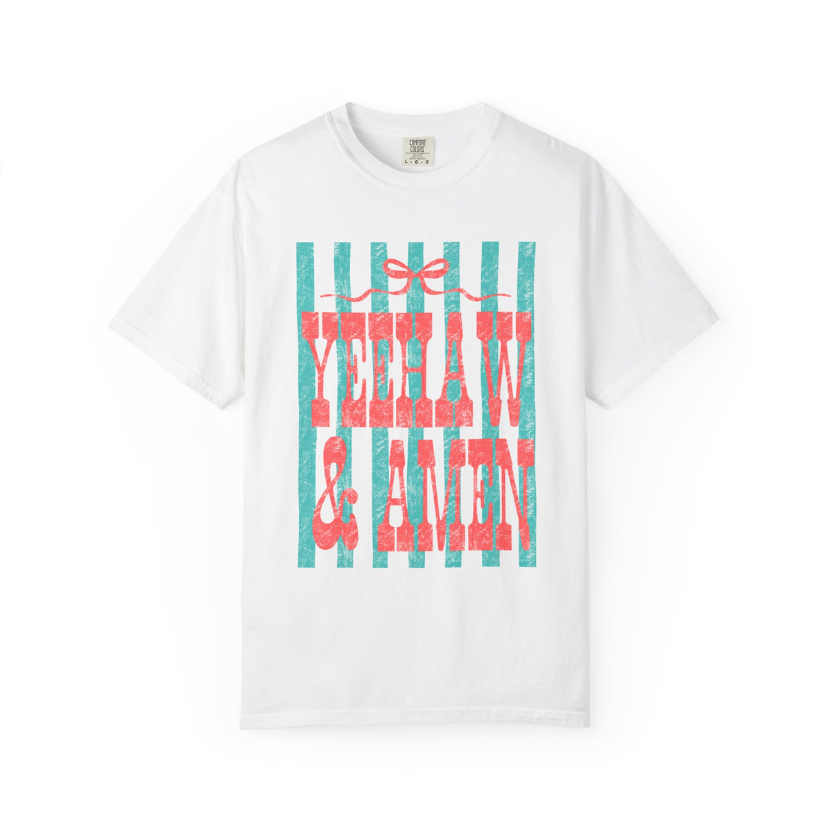 Yeehaw & Amen Ribbon Shirt