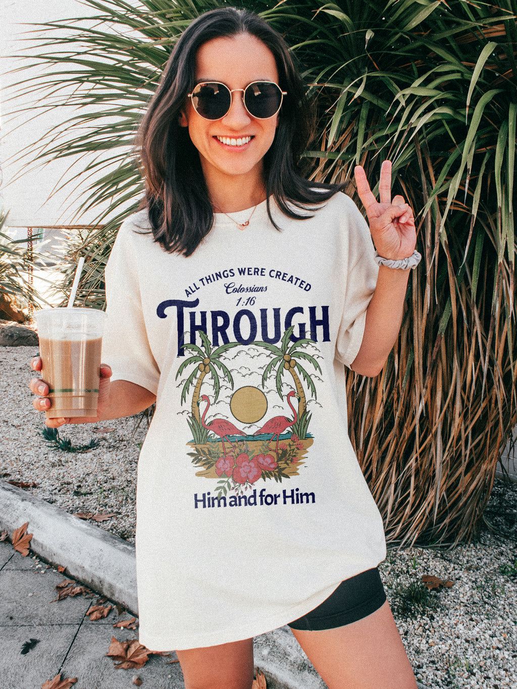 All Things Were Created Beach Shirt