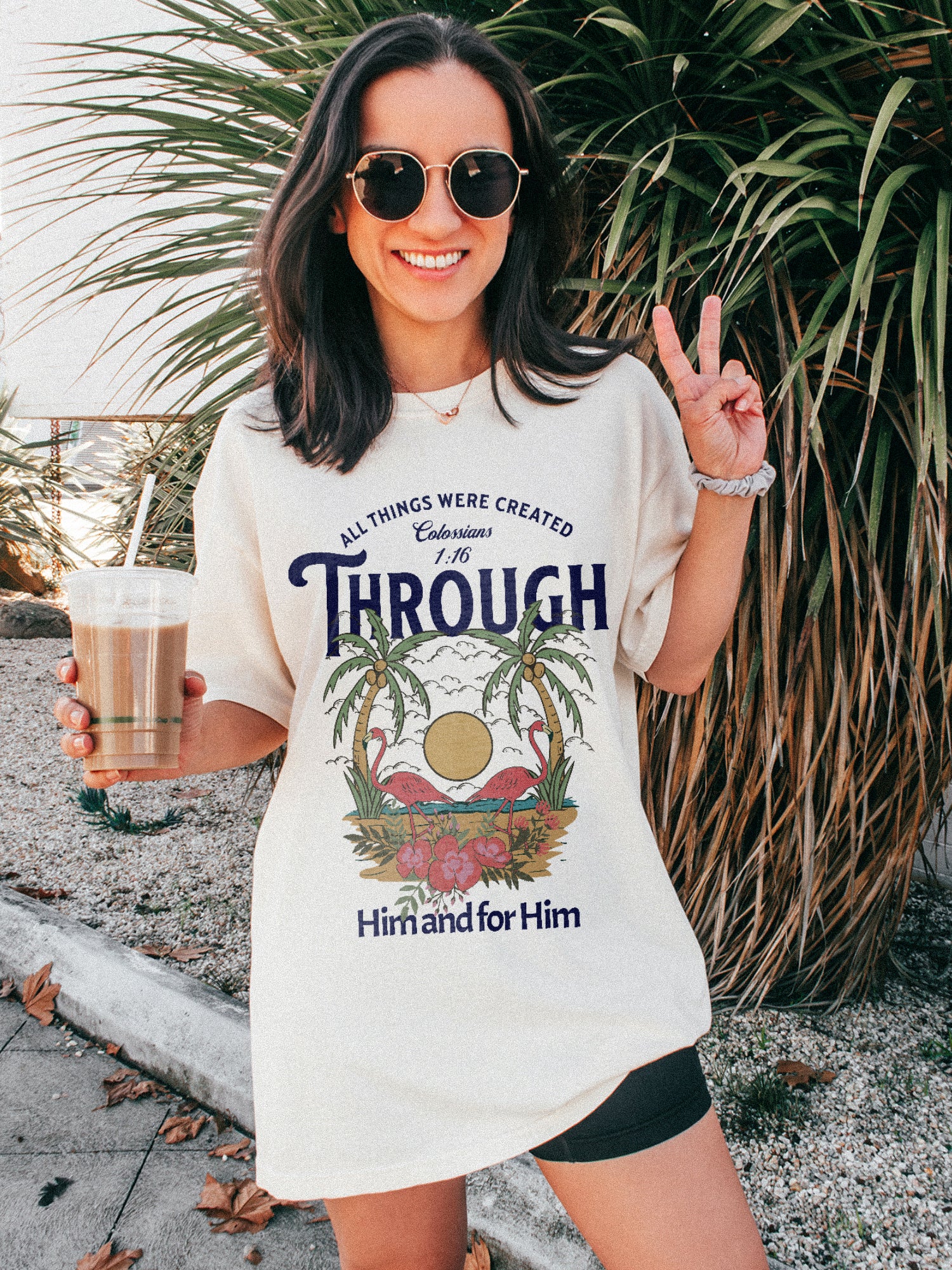 All Things Were Created Beach Shirt