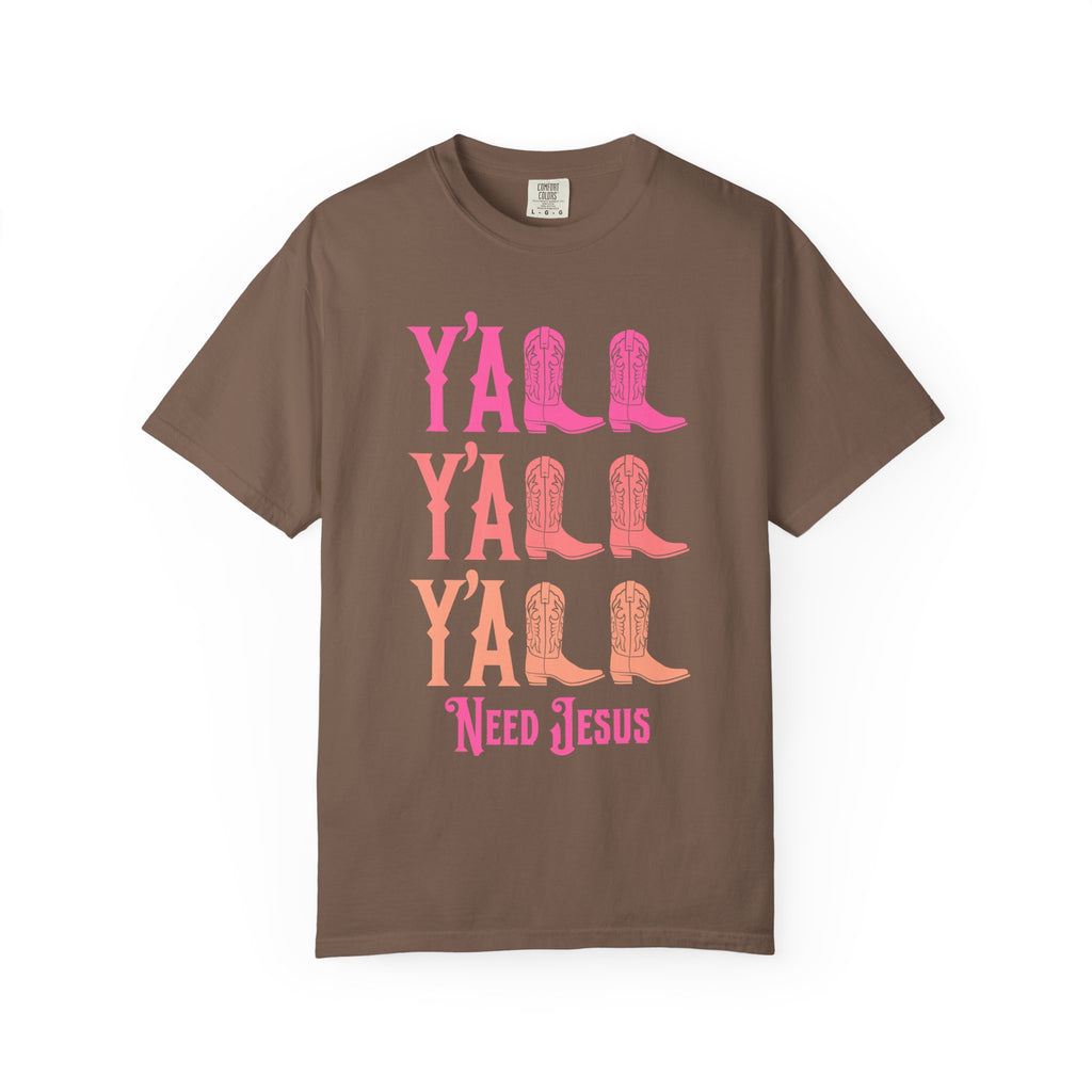Cowgirl Boots Y'all Shirt