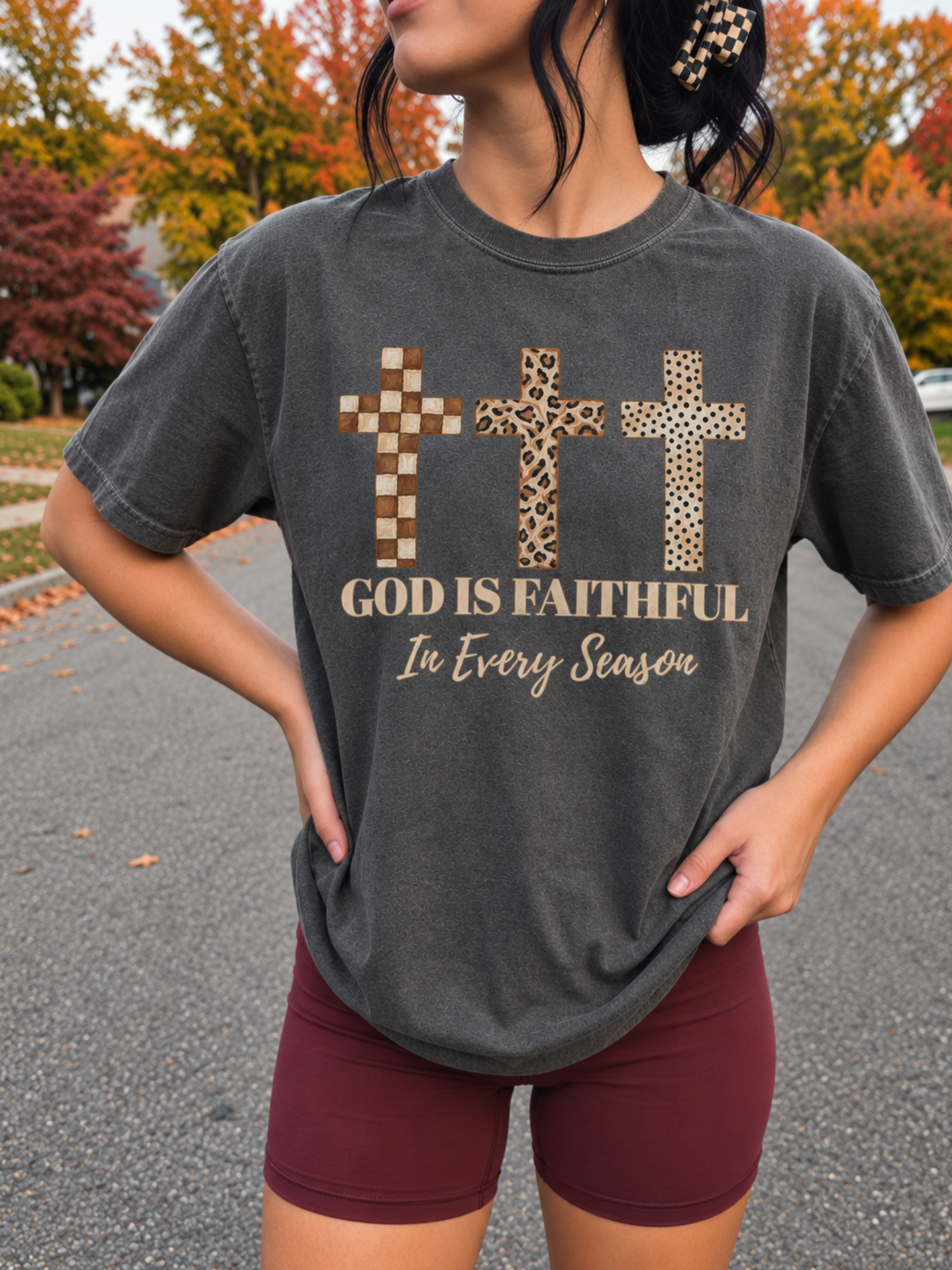 Cross God is Faithful in Every Season Shirt