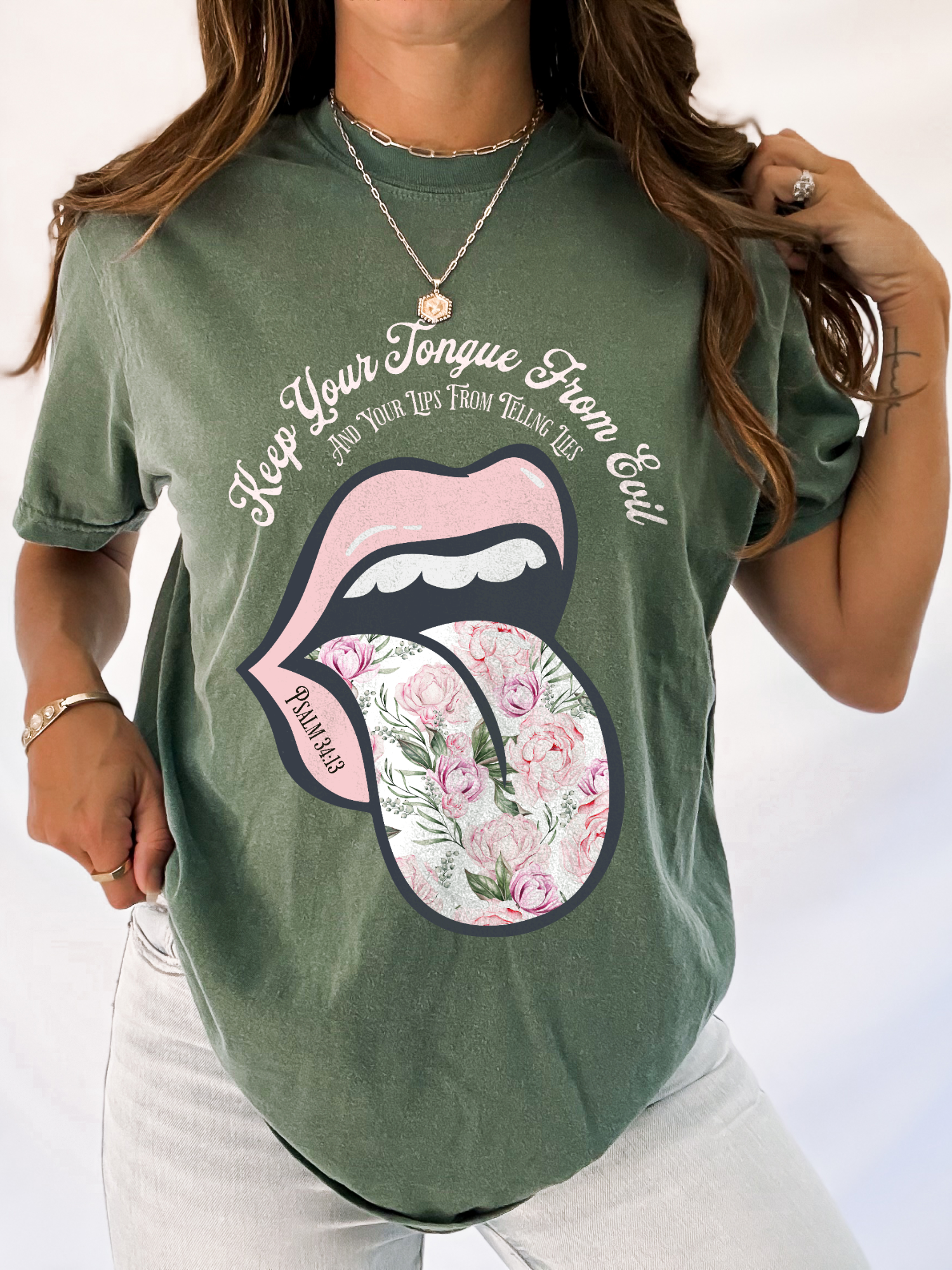 Retro Keep Your Tongue From Evil Shirt