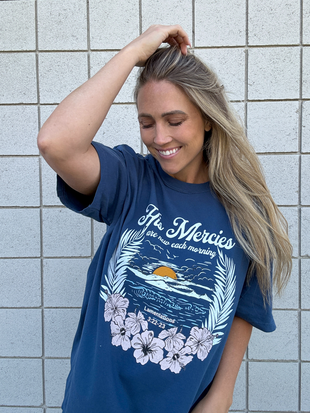 Beach His Mercies Shirt