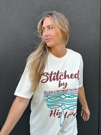 Western Boot Stitched By His Love Shirt