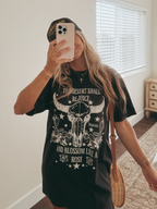 Rejoice Cow Skull Shirt