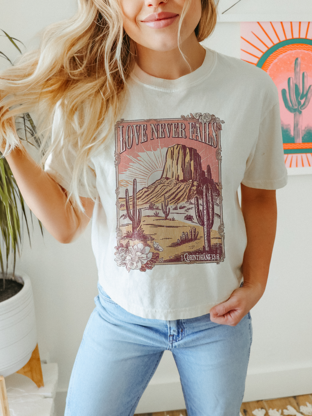 Desert Love Never Fails Boxy Tee