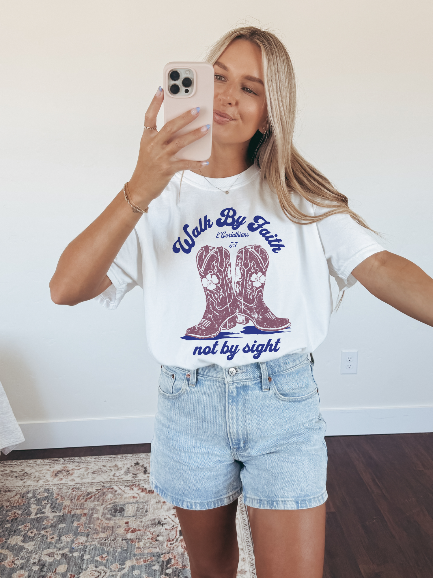 Cowgirl Boots Walk By Faith Shirt