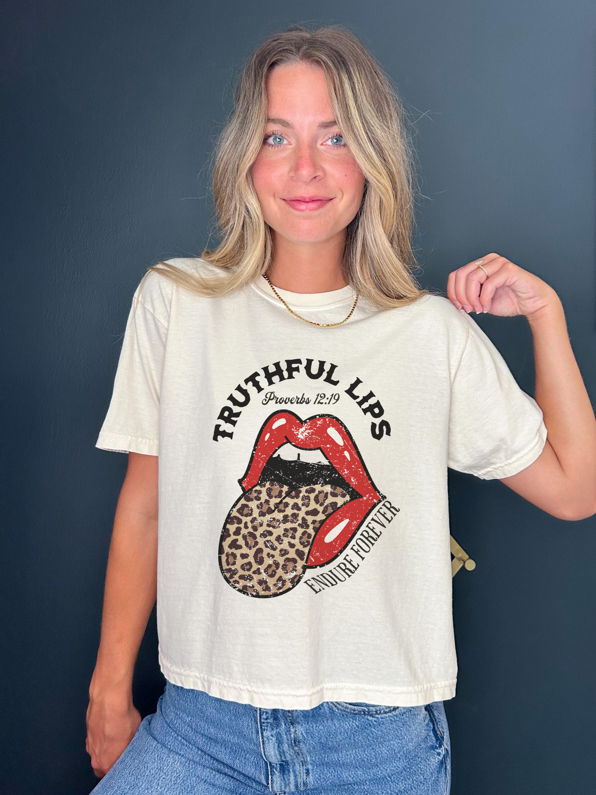 Truthful Lips Boxy Tee