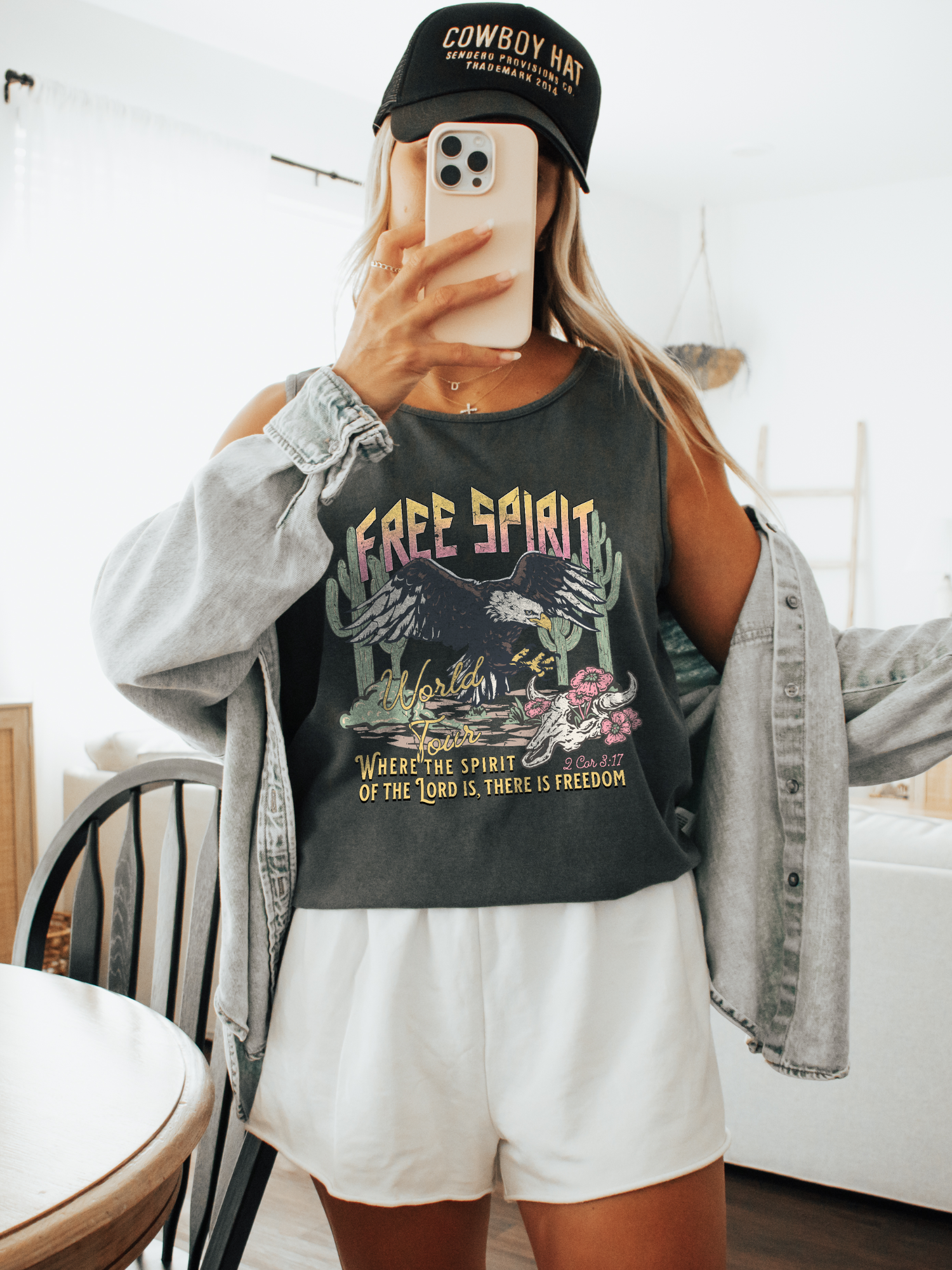 Vintage Freedom Comfort Colors Tank