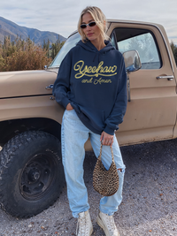 Rope Font Yeehaw Amen Hoodie