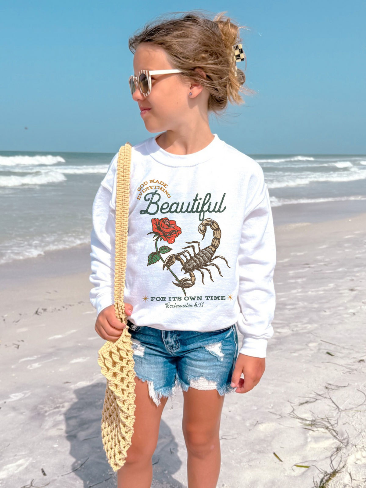God Made Everything Beautiful Youth Sweatshirt