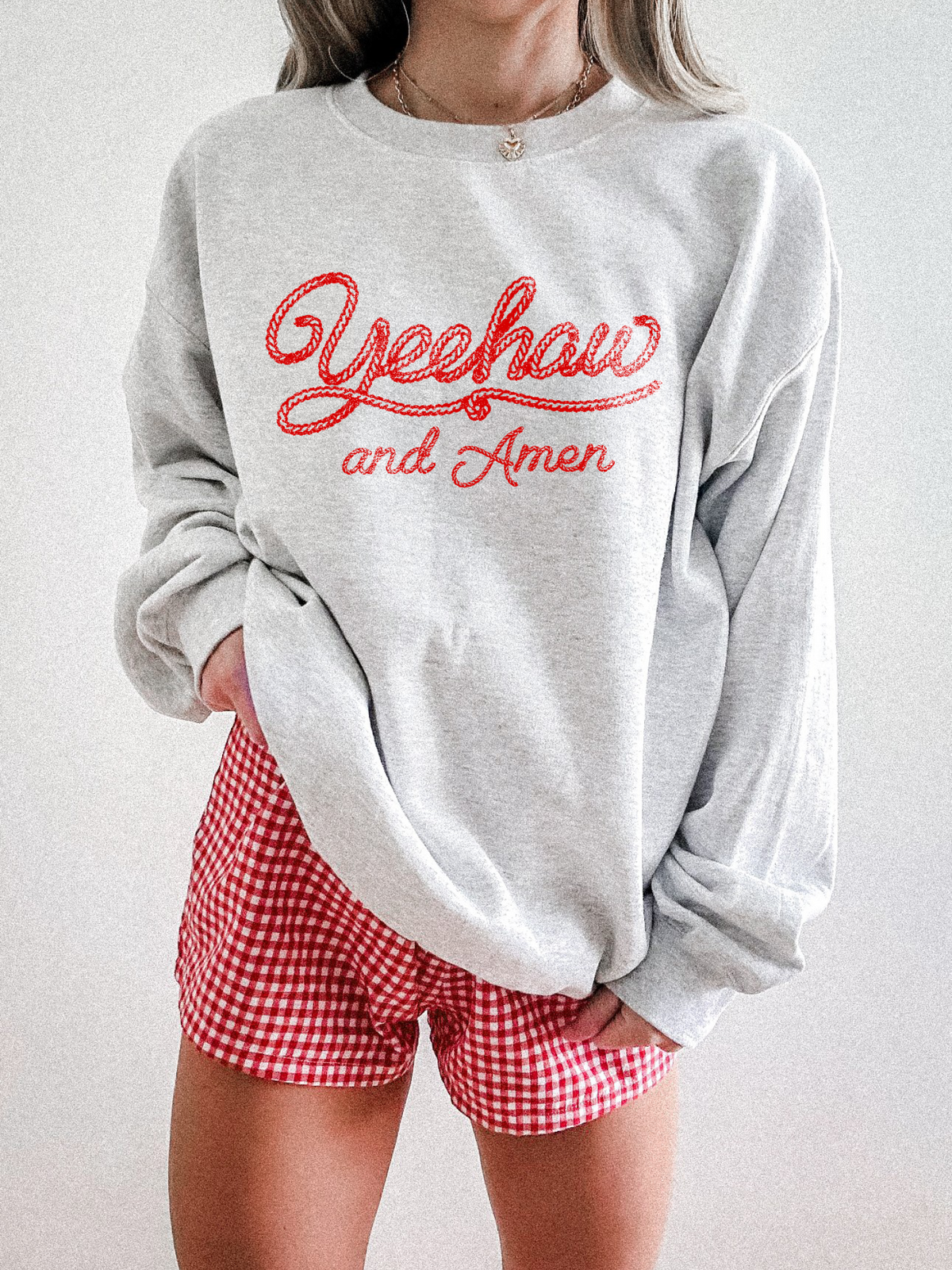 Yeehaw and Amen Sweatshirt