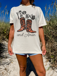 Vintage Yeehaw and Amen Shirt