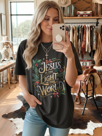 Jesus Is The Light Christmas Shirt