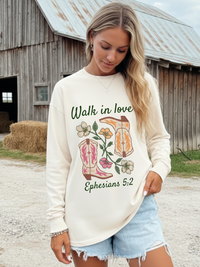 Walk In Love Cowgirl Boots Shirt