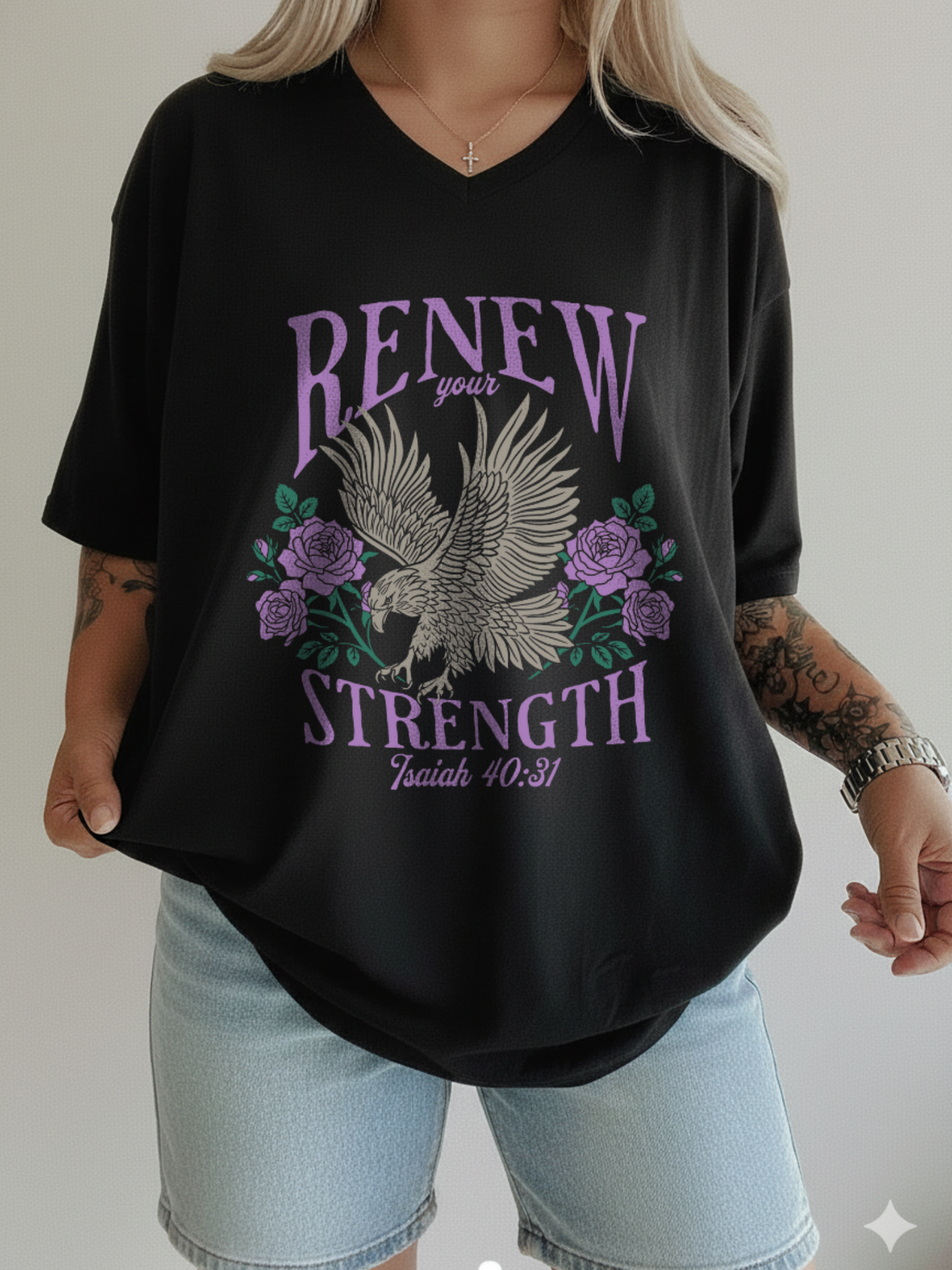 Eagle Renew Your Strength V Neck