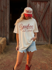 Rope Font Yeehaw Amen Shirt