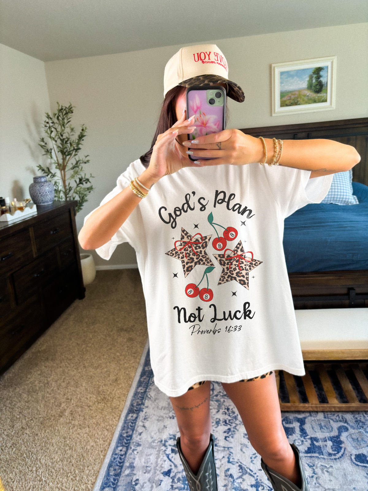 Retro God's Plan Not Luck Shirt