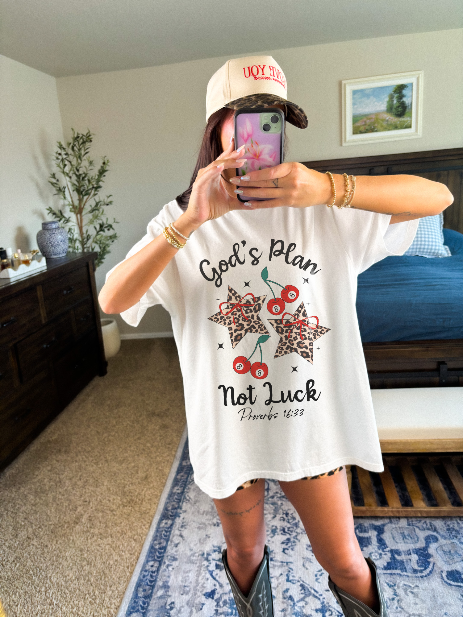 Retro God's Plan Not Luck Shirt