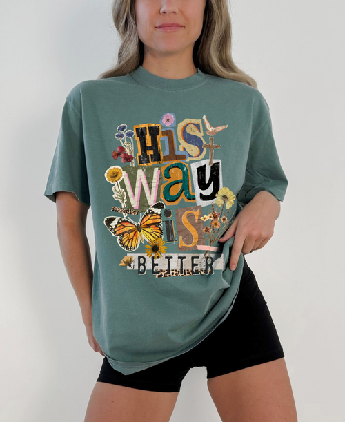 Patchwork His Way is Better Shirt