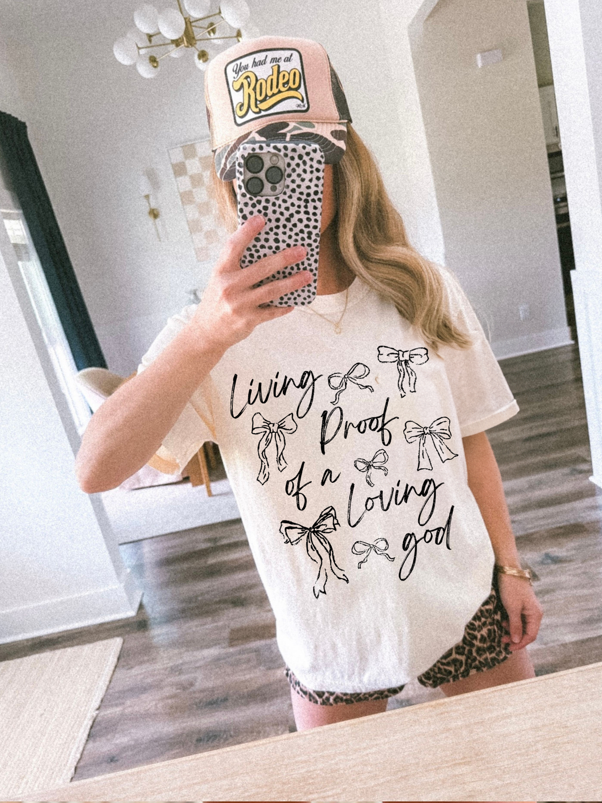 Coquette Ribbon Loving God Shirt